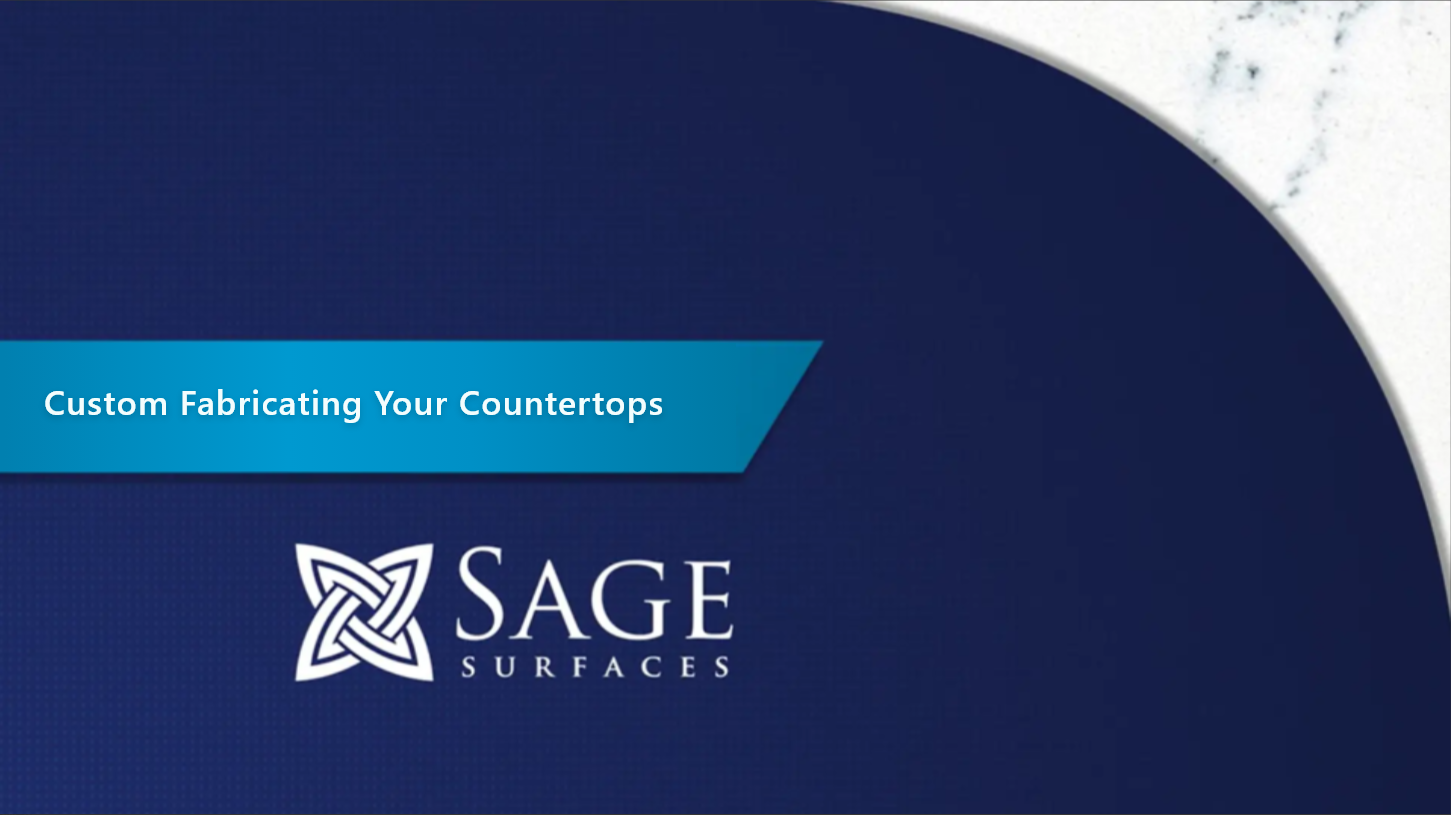 Custom Fabricating Your Countertops